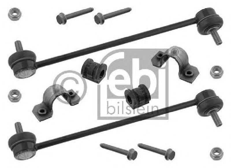 FEBI BILSTEIN 37076 - Repair Kit, stabilizer suspension Front Axle left and right SEAT, SKODA, VW, AUDI