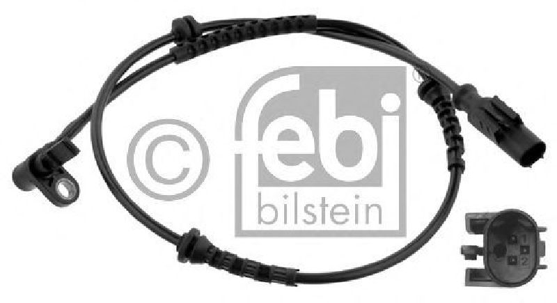 FEBI BILSTEIN 37159 - Sensor, wheel speed Front Axle left and right OPEL, VAUXHALL