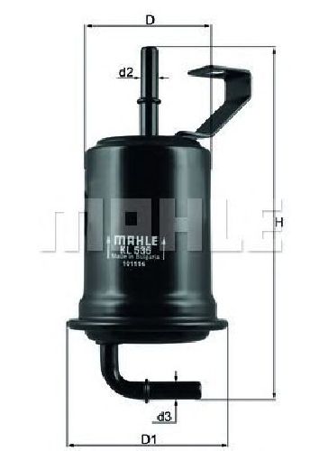KL 536 KNECHT 70353572 - Fuel filter