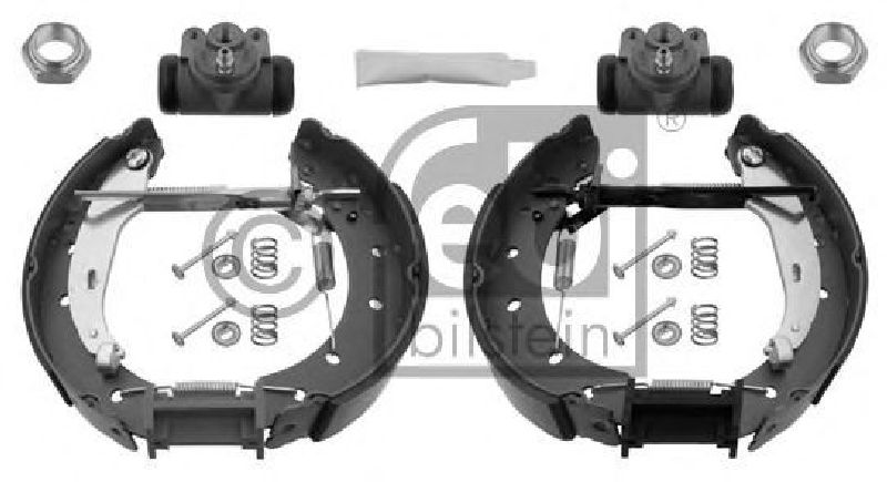 FEBI BILSTEIN 37546 - Brake Shoe Set Rear Axle