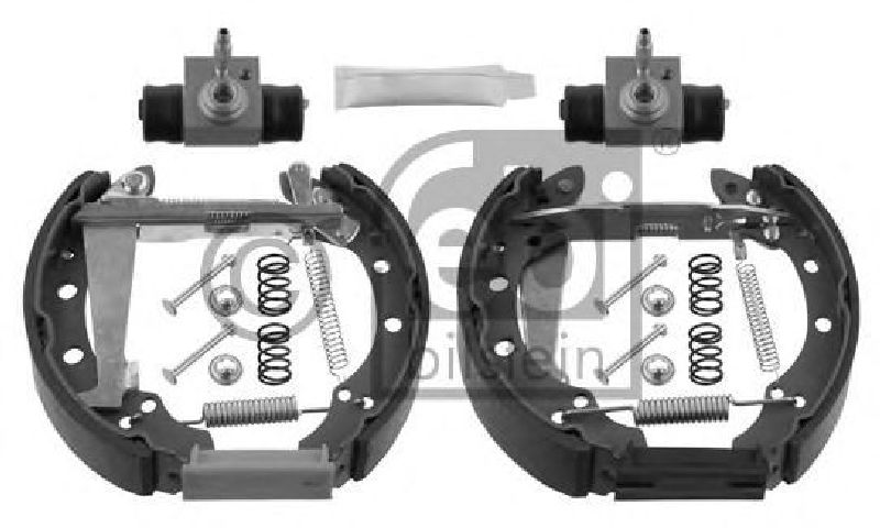 FEBI BILSTEIN 37562 - Brake Shoe Set Rear Axle VW