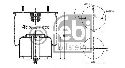 FEBI BILSTEIN 37635 - Boot, air suspension Front Axle left and right VOLVO