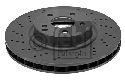 FEBI BILSTEIN 37725 - Brake Disc Front Axle MERCEDES-BENZ