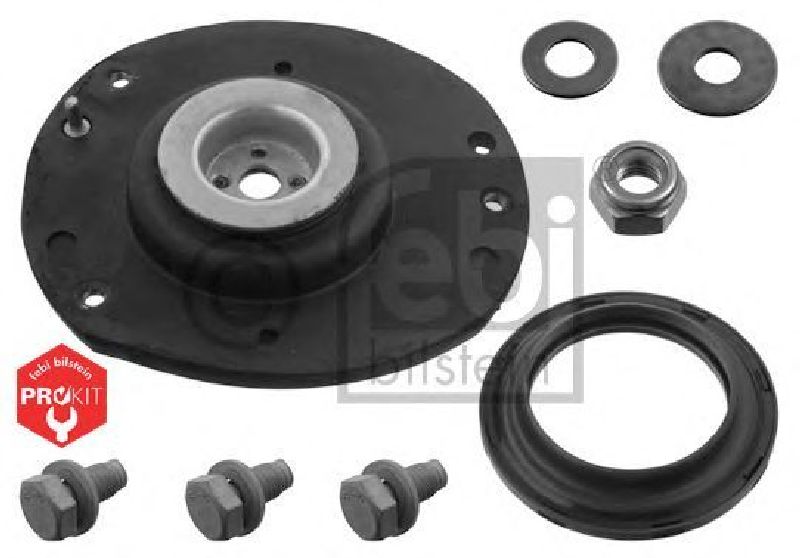 FEBI BILSTEIN 37871 - Repair Kit, suspension strut PROKIT Front Axle Left PEUGEOT