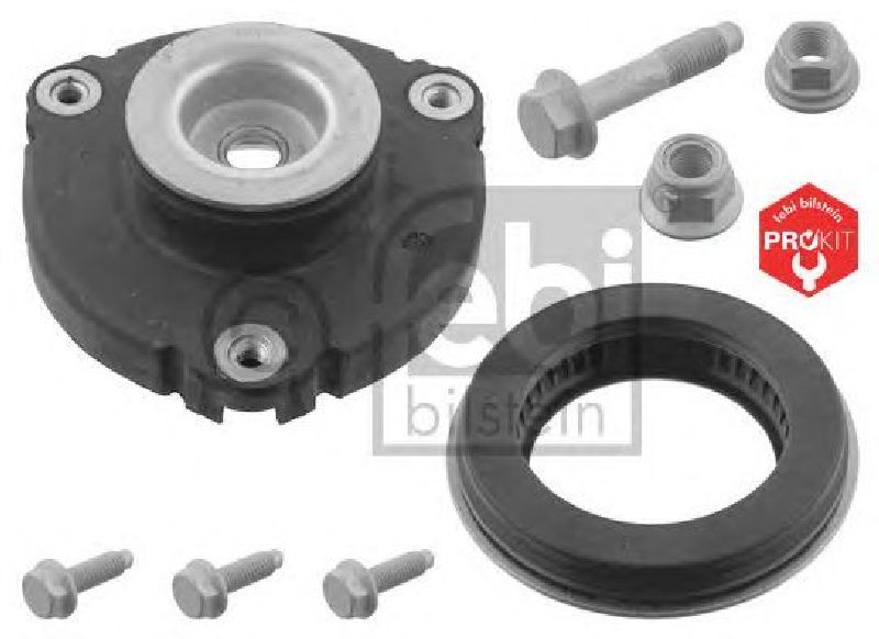 FEBI BILSTEIN 37884 - Repair Kit, suspension strut PROKIT Front Axle left and right SKODA, VW