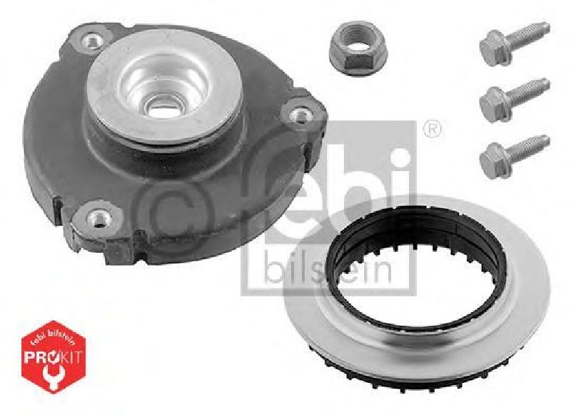 FEBI BILSTEIN 37895 - Repair Kit, suspension strut PROKIT Front Axle left and right SKODA, VW