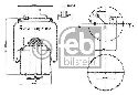 FEBI BILSTEIN 37933 - Boot, air suspension Rear Axle left and right