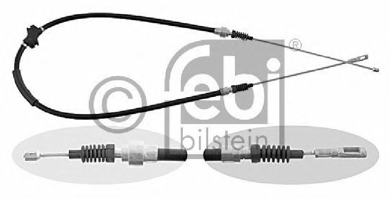 FEBI BILSTEIN 02089 - Cable, parking brake Right Rear | Left Rear