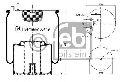 FEBI BILSTEIN 38419 - Boot, air suspension Rear Axle left and right MAN