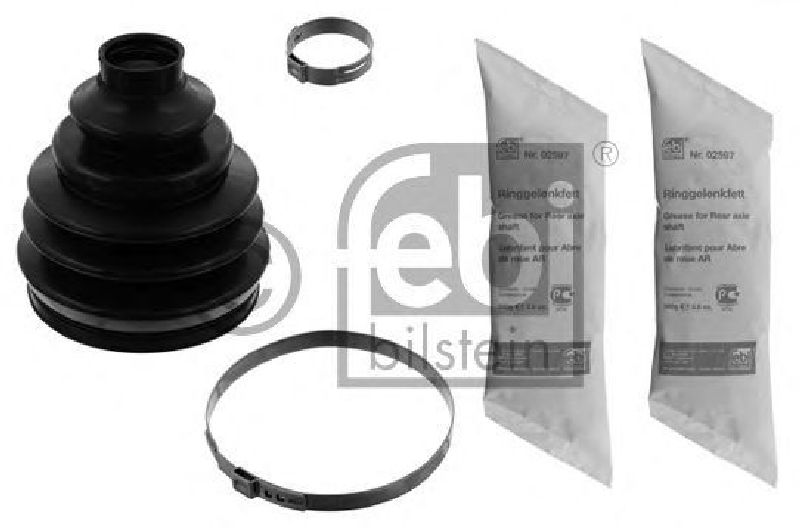 FEBI BILSTEIN 38562 - Bellow Set, drive shaft Rear Axle | Wheel Side MERCEDES-BENZ