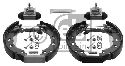 FEBI BILSTEIN 38619 - Brake Shoe Set Rear Axle SMART