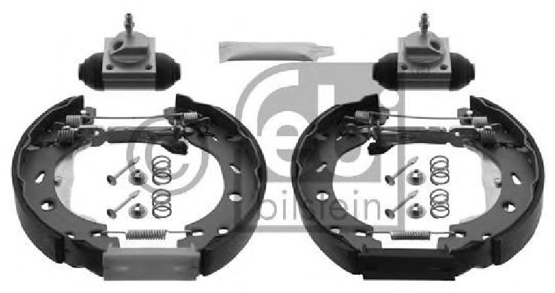 FEBI BILSTEIN 38619 - Brake Shoe Set Rear Axle SMART