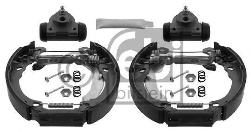 FEBI BILSTEIN 38746 - Brake Shoe Set Rear Axle FIAT, FORD