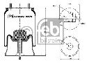 FEBI BILSTEIN 38828 - Boot, air suspension