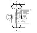 FEBI BILSTEIN 39046 - Boot, air suspension Front Axle left and right | Rear Axle left and right VOLVO