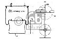 FEBI BILSTEIN 39148 - Boot, air suspension Rear Axle left and right VOLVO