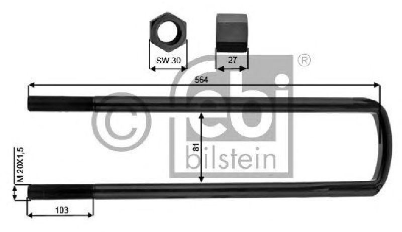 FEBI BILSTEIN 39180 - Spring Clamp