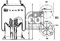 FEBI BILSTEIN 39425 - Boot, air suspension