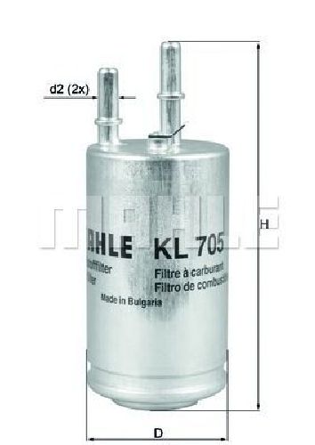 KL 705 KNECHT 70384037 - Fuel filter VOLVO