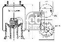 FEBI BILSTEIN 39849 - Boot, air suspension