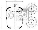 FEBI BILSTEIN 39892 - Boot, air suspension