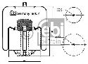 FEBI BILSTEIN 39902 - Boot, air suspension Rear Axle MERCEDES-BENZ