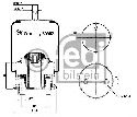 FEBI BILSTEIN 39992 - Boot, air suspension Front Axle left and right MERCEDES-BENZ