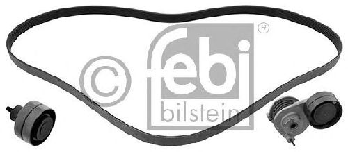 FEBI BILSTEIN 40155 - V-Ribbed Belt Set PROKIT DAF