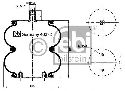 FEBI BILSTEIN 40272 - Boot, air suspension Front Axle left and right MERCEDES-BENZ