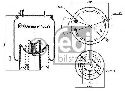 FEBI BILSTEIN 40329 - Boot, air suspension