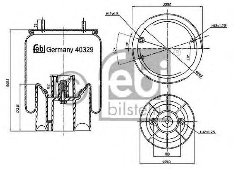 FEBI BILSTEIN 40329 - Boot, air suspension