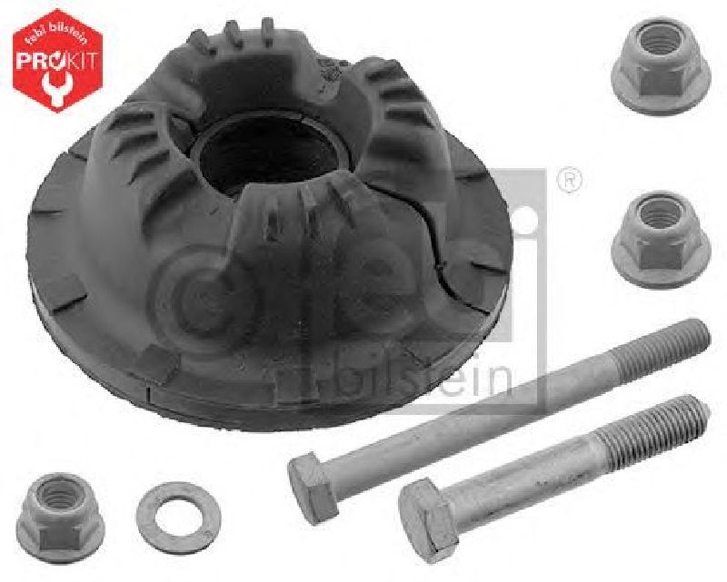 FEBI BILSTEIN 40384 - Repair Kit, suspension strut PROKIT Front Axle left and right AUDI, SEAT