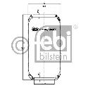 FEBI BILSTEIN 40400 - Boot, air suspension Front Axle left and right VOLVO