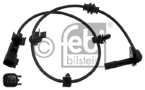 FEBI BILSTEIN 40476 - Sensor, wheel speed Rear Axle left and right OPEL, VAUXHALL, CHEVROLET