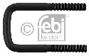 FEBI BILSTEIN 40593 - Spring Clamp Rear Axle left and right | Front Axle left and right SCANIA