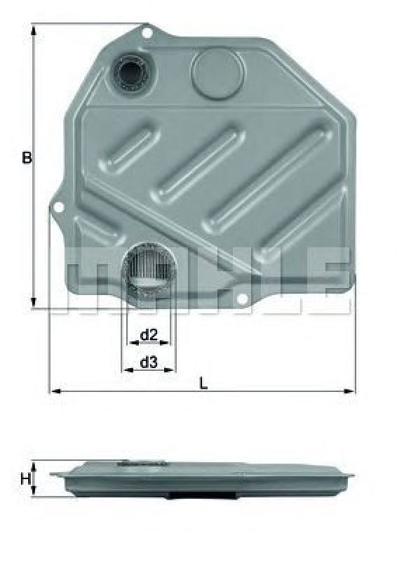 HX 46 KNECHT 79812736 - Hydraulic Filter, automatic transmission