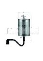 KL 80 KNECHT 79601915 - Fuel filter PORSCHE