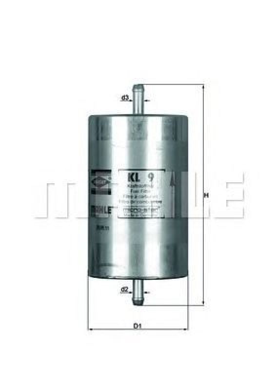 KL 9 KNECHT 77725260 - Fuel filter ZASTAVA, CITROËN, PEUGEOT, NISSAN, MORGAN, VW