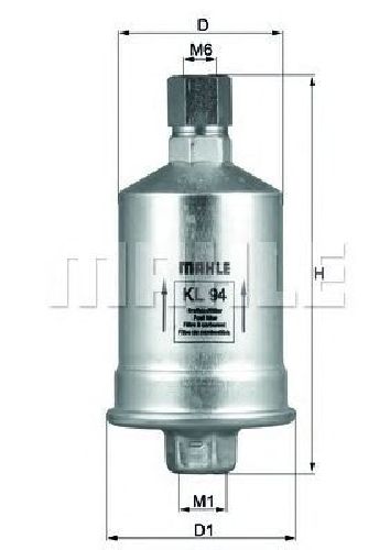 KL 94 KNECHT 76693766 - Fuel filter LOTUS