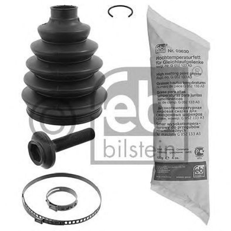 FEBI BILSTEIN 43797 - Bellow Set, drive shaft Front Axle Left | Front Axle Right | Wheel Side AUDI