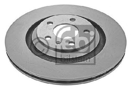 FEBI BILSTEIN 43909 - Brake Disc Rear Axle AUDI