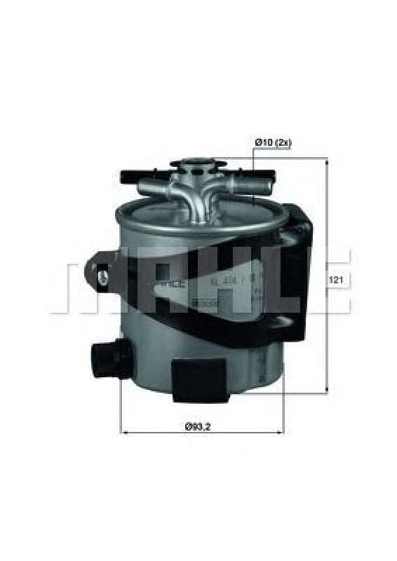 KLH 44/17 KNECHT 70363786 - Fuel filter RENAULT