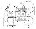 FEBI BILSTEIN 44627 - Boot, air suspension Front Axle VOLVO