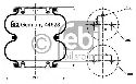 FEBI BILSTEIN 44628 - Boot, air suspension Rear Axle left and right