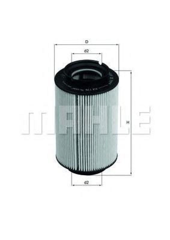 KX 178D KNECHT 76640254 - Fuel filter VW, AUDI, SEAT, SKODA