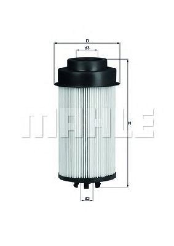 KX 181D KNECHT 70341683 - Fuel filter DAF, BOVA, GINAF, VAN HOOL