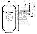 FEBI BILSTEIN 45145 - Boot, air suspension Front Axle left and right MERCEDES-BENZ