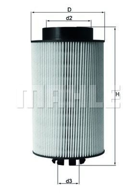 KX 191/1D KNECHT 70316370 - Fuel filter MAN, ERF, NEOPLAN, OPTARE, OTOKAR