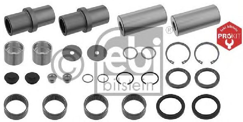 FEBI BILSTEIN 45269 - Repair Kit, kingpin PROKIT Upper Front Axle | Lower Front Axle MERCEDES-BENZ