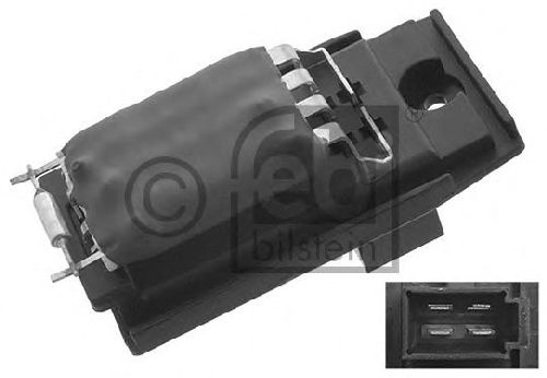 FEBI BILSTEIN 45415 - Resistor, interior blower FORD